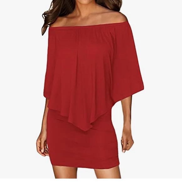Off Shoulder Dress Party Cocktail Mini Dress (brand new in package) - Picture 1 of 6